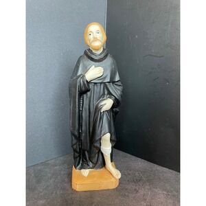 Sanmyro St Peregrine Figurine Unisex OS Black Excellent Patron Saint of Cancer